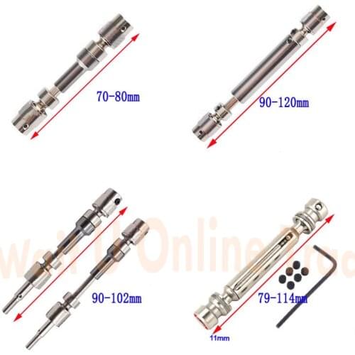 Wltoys FY JJRC Upgrade Metal Rear Drive Shaft CVD Spare Parts For FY-01 FY-02 FY-03 WL 12428 12423 Q46 1/12 RC Car
