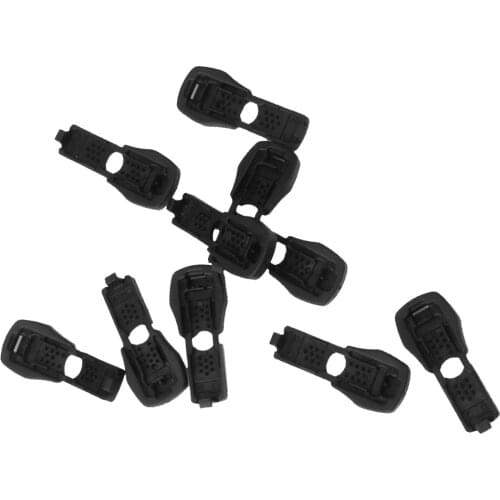 Pack 10 Cord Ends Zipper Pull Cord Lock Stopper F Backpack/Paracord/Clothing