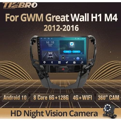 2DIN Android 10.0 Car Radio For GWM Great Wall H1 M4 2012-2016 GPS Navigation Car Receiver DSP Stereo Receiver Auto Radio IGO