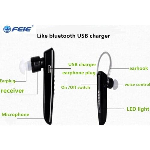Bluetooth Hearing Aids In the Ear S-101 rechargeable mini voice amplifier earphones hearing loss free shipping
