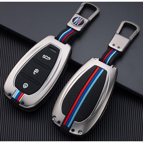 Zinc alloy Car key case car cover For 2018 Zotye T600 T500 SR9 SR97 Z700 T300 2500 Domy car styling Accessories Holder Shell