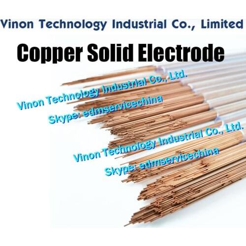 0.3x400MM Copper Solid Electrode (200pcs/lot),Solid Copper Rod EDM Electrode Dia 0.3 mm,Length 400mm used for Electric Discharge