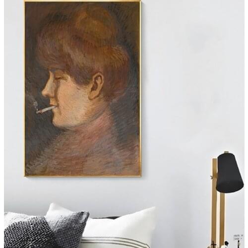 Egon Schiele Self Portrait Wallpaper Canvas Painting Poster Prints Marble Wall Art Painting Decorative Picture Modern Home Decor