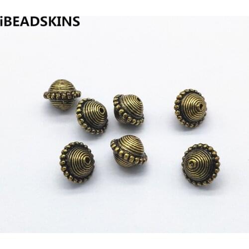 New arrival! 10x12mm 300pcs Bronze color CCB flywheel-shape beads for Earrings parts,hand Made Earrings Findings Jewelry DIY