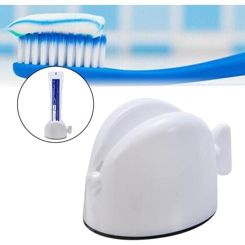 Practical Toothpaste Dispenser Bathroom Supplies Rolling Tube Toothpaste Squeezer Toothpaste Easy Dispenser Seat Stand Holder