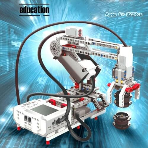 Programming Series the EV3 Robots Model Building Blocks Education set STEAM Compatible with EV6 45544 Classic Core robotics Toys