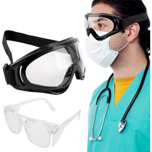 Anti-fog Safety Goggles Anti-Sneeze Liquid Lab Glasses Eye Protection Sports Protection Goggles Anti-Droplets Windproof
