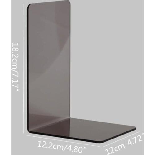 Clear Acrylic File Stand Desk File Holder Clear File Organizer Documents/Letter/Books Storage Holder Makeup Organizers