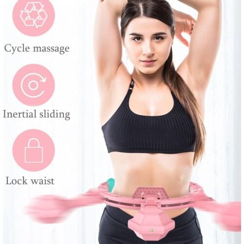 Sport Hoops Gym Equipment Smart Hoola Hoop Weights Waist Trainer Adjustable Abdominal Massage Workout Equipment Exercise