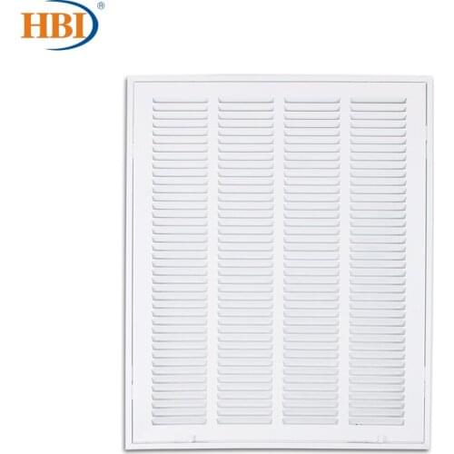 HBI W16" x H20" Steel Air Vent Filter Return Air Grille Vent Cover White Powder Coating with Frame Ceiling and Sidewall Cover