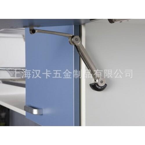 Glass turned on arbitrary arrest, spades free to stop supporting, free to stop, turn door support