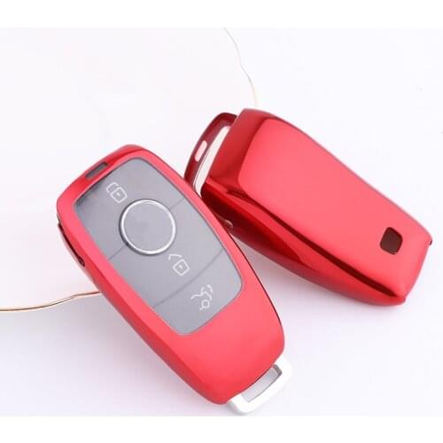 Hight quality Tpu Car Key Cover Case Shell Bag Protective Key Ring For Mercedes Benz 2017 E Class W213 2018 S class Accessories