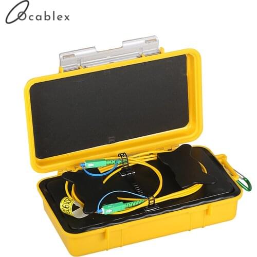 SC/APC-SC/APC OTDR Dead Zone Eliminator,Fiber Rings 500M Fiber Optic OTDR Launch Cable Box 1Km 2Km SM 1310/1550nm