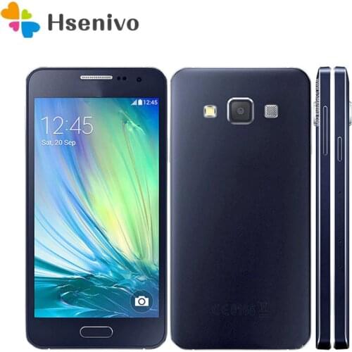 Samsung A300F Refurbished-Galaxy A3 A3000 A300F Quad Core Android 4.5" 8GB/16GB ROM 1GB RAM 4G 8.0MP Camera 1 year Warranty