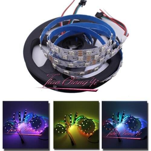 WS2812B 8mm PCB S shape type Addressable 60LED/M RGB LED bendable strip light 2M