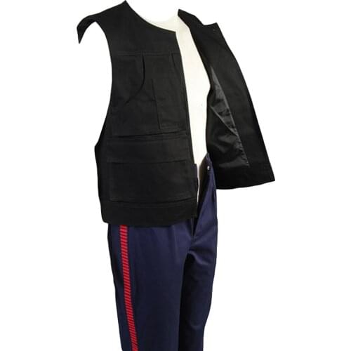 Star ANH A New Hope Han Solo Costume Vest Only Top Costume Halloween Carnival Cosplay Men