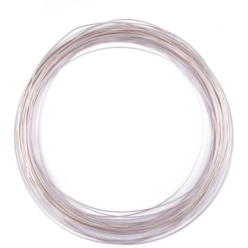 1m/lot Resistant Strong 925 Sterling Silver Wire String Colorfast Beading Wire Cord String For DIY Jewelry Making Accessories