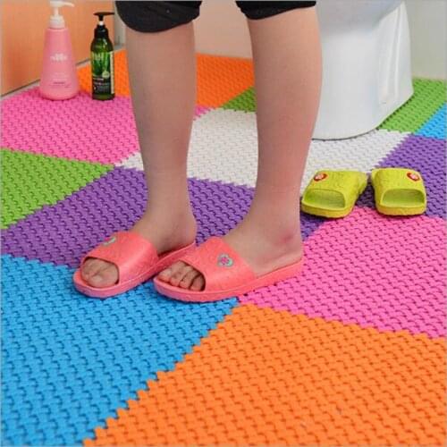 1pcs New PE Splice Bath Mat For Toilet Bath Mats Shower Bathroom Carpet Anti Slip Bathroom Carpet Set Bath Mat Decor