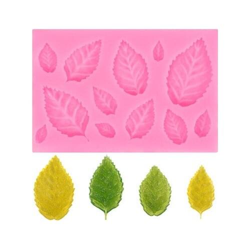1Pcs Sugarcraft Leaf Silicone Mold Fondant Mold Cake Decorating Tools Chocolate Mold Baking Mold Kitchen Accessories