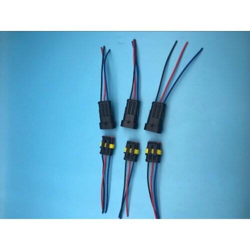 10 pcs 3 Pin Way Car Vehicle Waterproof Electrical Connector Plug Adapter Motorcycle Car Accessories ME3L