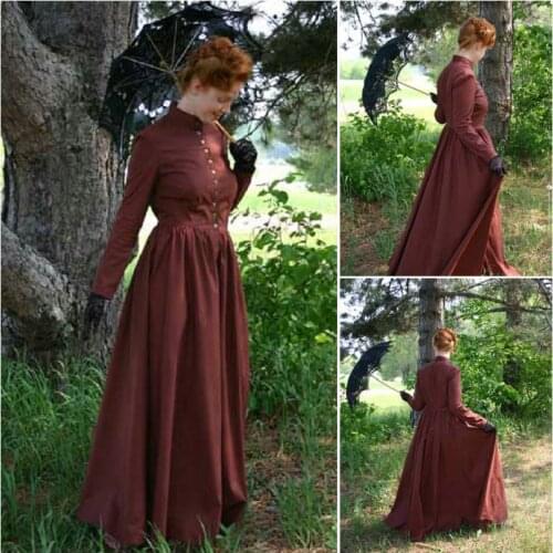 1860S Victorian Corset Gothic/Civil War Southern Belle Ball Gown Dress Halloween dresses US 4-16 V-1233