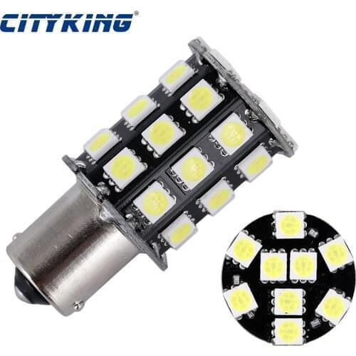 2PCS 1156 BA15S P21W 36 Led License Plate Car Led Turn Parking Signal Lights Brake Tail Lamps Auto Rear Reverse Bulb