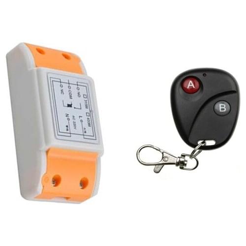 2016 new 220 v 1 ch cool remote control switch 1 pcs receiver + 1 pcs transmitter Bright appearance