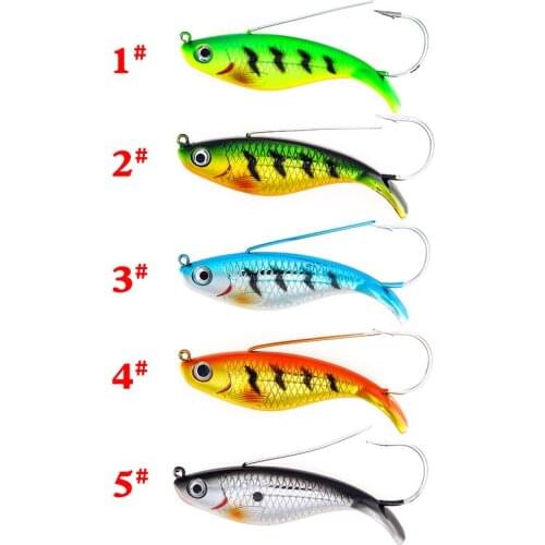 5PCS 8cm 21.4g Fake Fish Lure Anti Grass Fishing Wobbler Artificial Bait Hard Lures Laser Body Lifelike Fish Tackle