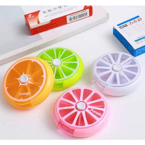 7 Days Weekly Tablet Pill Medicine Box Home Mini Rotating Portable Holder Storage Organizer Container Case Pill Box For Travel