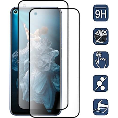 9D Full Cover Protective Glass For Huawei Honor 8A 8C 8S 10i 20 Lite View 10 20 i V10 V20 Play Tempered Glass Screen Protector