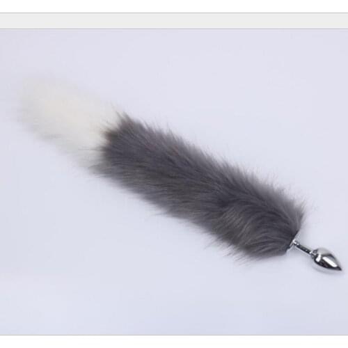 Anal Plug Long Fox Tail Cosplay Butt Plug Anal Sex Tail Adult Products Anal Sex Toys for Woman Couples Men Sexy Shop S0856