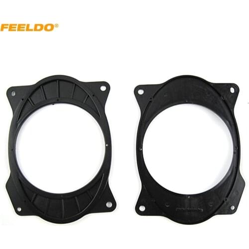FEELDO 2pcs Car Speaker Mat for Toyota Camry Reiz Corolla 2006-2011 Lexus IS200/IS300 Solid 6*9 To 6.5" Speaker Spacer Ring Pads
