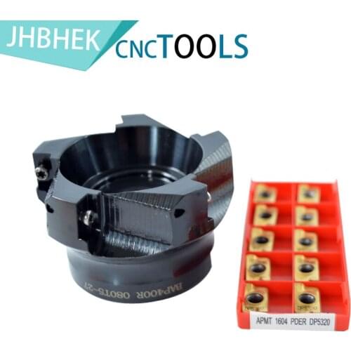 BAP400R-80-27-5T Inserire Indicizzabili fresa Faccia fresa con APMT1604