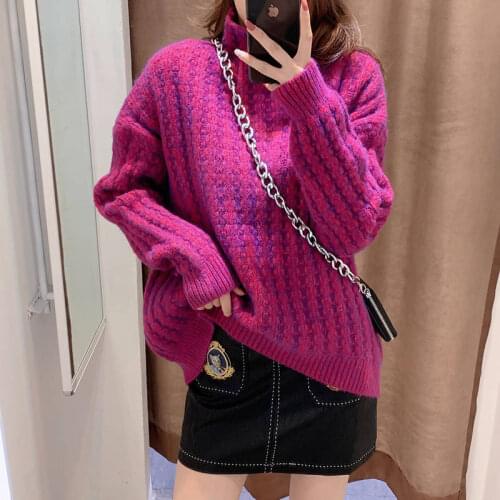 Fy1042 2020 spring autumn winter new women fashion casual warm nice Sweater woman female OL knit sweater women turtleneck