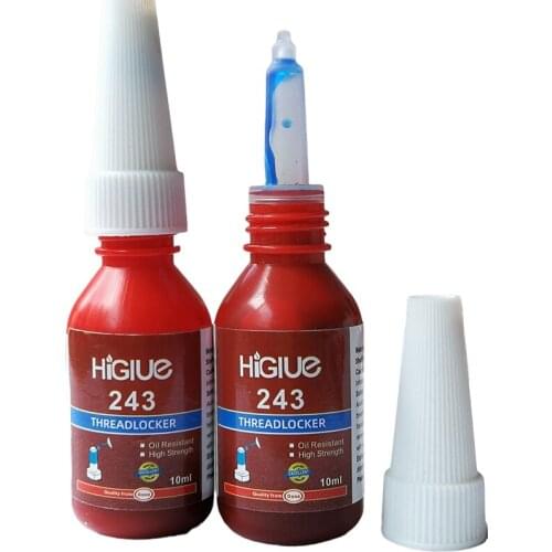 10pcs 10ml Higlue 243 Glue Screw Glue Blue Anaerobic Adhesive Sealing and leakproof thread locking agent
