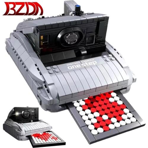 BZDA Compatible Retro Camera Building Blocks Children Toys Classic MOC Collection Bricks Creative Nostalgic Photography Models
