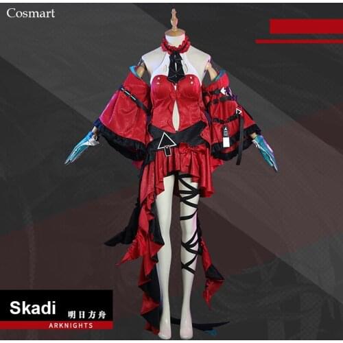 Game Arknights Skadi The Corrupting Heart 2nd Anniversary Dress Uniform Cosplay Costume Halloween Carnival Party Outfit XS-XXL