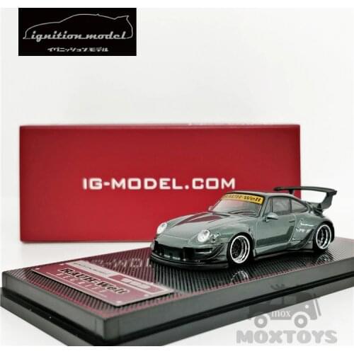IG 1:64 RWB 993 Gun Metallic Diecast Model Car