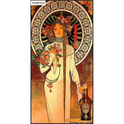 Fashion Woman Color Art Full Square/Round Diamond Painting"Abstract Colorful"Cross Embroidery Rhinestone5D DIY Mosaic Decoration