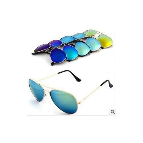 Fashion models flying color reflective sunglasses JWF-003