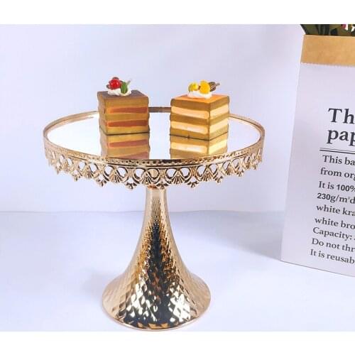 Gold Cake Stand Set Cupcake Tray Cake Tools Home Decoration Dessert Table Decorating Party Wedding Display