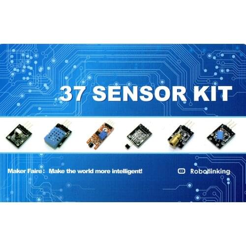 37 IN 1 SENSOR KITS FOR ARDUINO HIGH-QUALITY FREE SHIPPING (Works with Official for Arduino Boards)