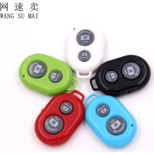 10PCS MINI Wireless Bluetooth Remote Control Camera Selfie Self-Timer Shutter Button for ios iphone Samsung Android phone Remote