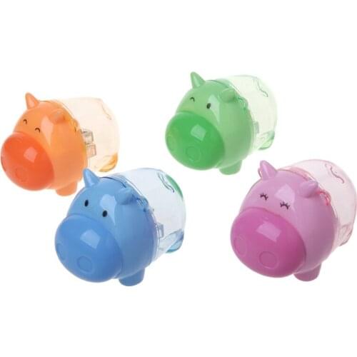 P82A Mini Cute Cartoon Pig Pencil Sharpener School Student Stationery Kids Gift Hot