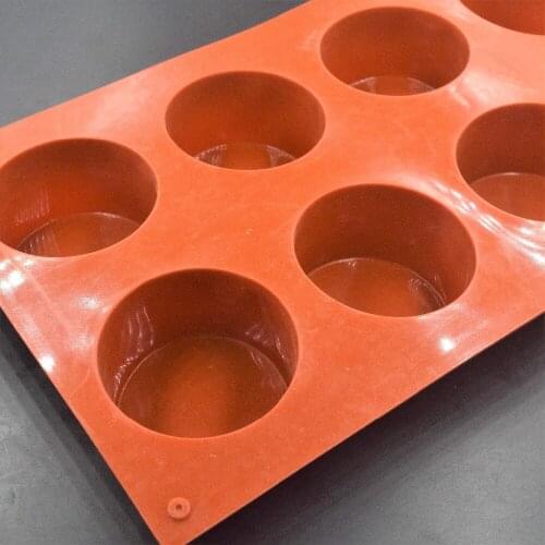 Cavity Round Cylinder Soap Mold Cupcake Silicone Mold Handmade Cylinder Mold for Cake, Bread, Cupcake, Cheesecake, Cornbread