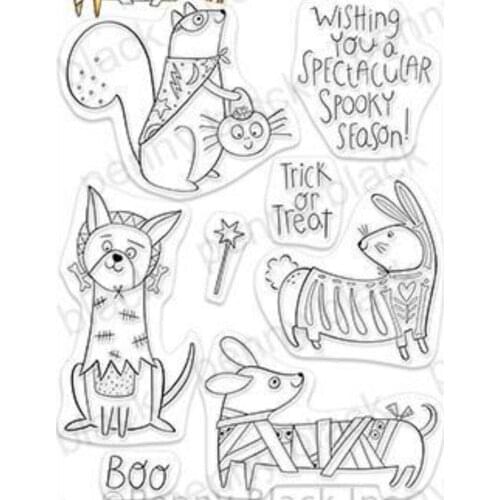 Small animals Transparent Clear Silicone Stamp/Seal for DIY scrapbooking/photo album Decorative clear stamp A7191