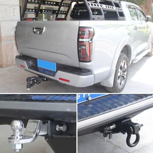 Adjustable Trailer Hitch Ball Mount With Lock Combo Tow Ball Modification Accessories