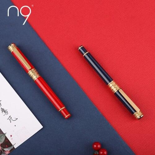 N9 High Grade Business 24K Gold-plated Nib Fountain Pen Ink Pen Mens Office Gift Set Gift Box For Special Literary And Artistic