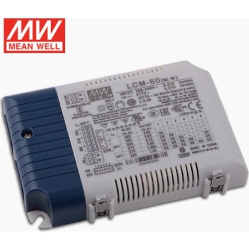 MEAN WELL LCM-60 60W Multiple-Stage Constant Current 500mA/600mA/700mA/900mA/1050mA/1400mA LED Driver dimming LED Power Supply