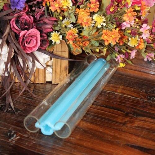 Cinquefoil Tube Pipe Soap Mold Flexible Silicone Mould For Handmade Soap Candle Candy Cake Fimo Resin Crafts